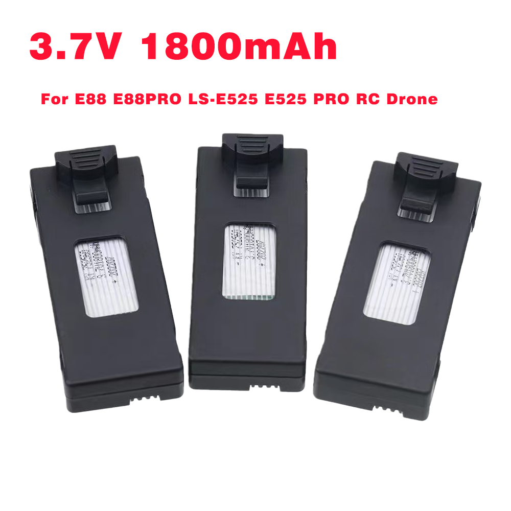 Drone Battery Li-Ion - Aksesori Baterai Drone RC 3.7V 1800Mah