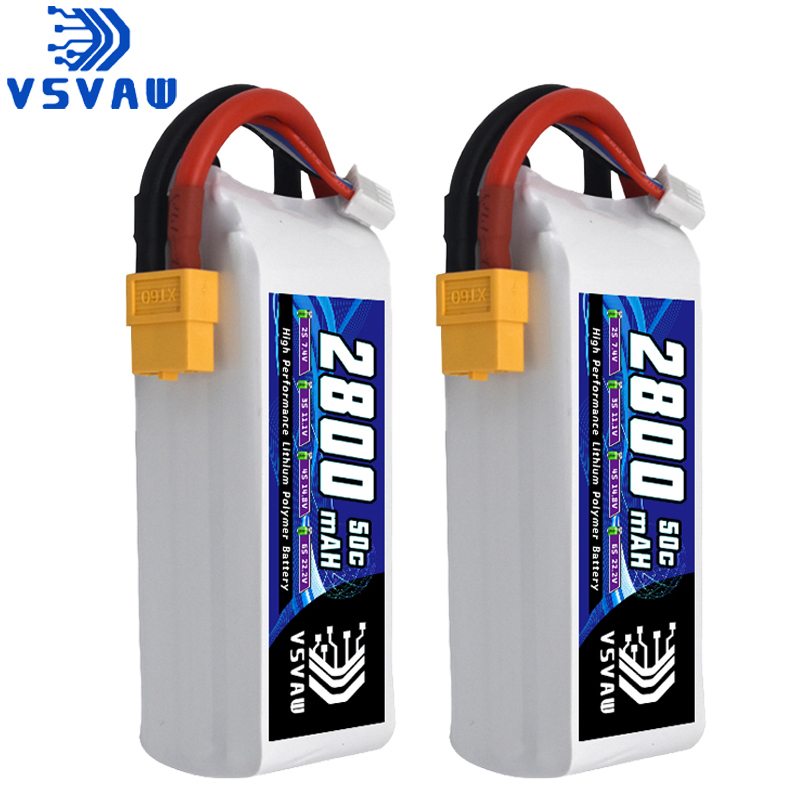 Drone Battery 3S - VSVAW 3S 2800MAh Baterai Lipo 11.1V