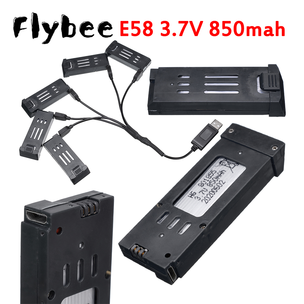 Drone Battery Lipo - Baterai Drone RC 3.7V 850mAh untuk