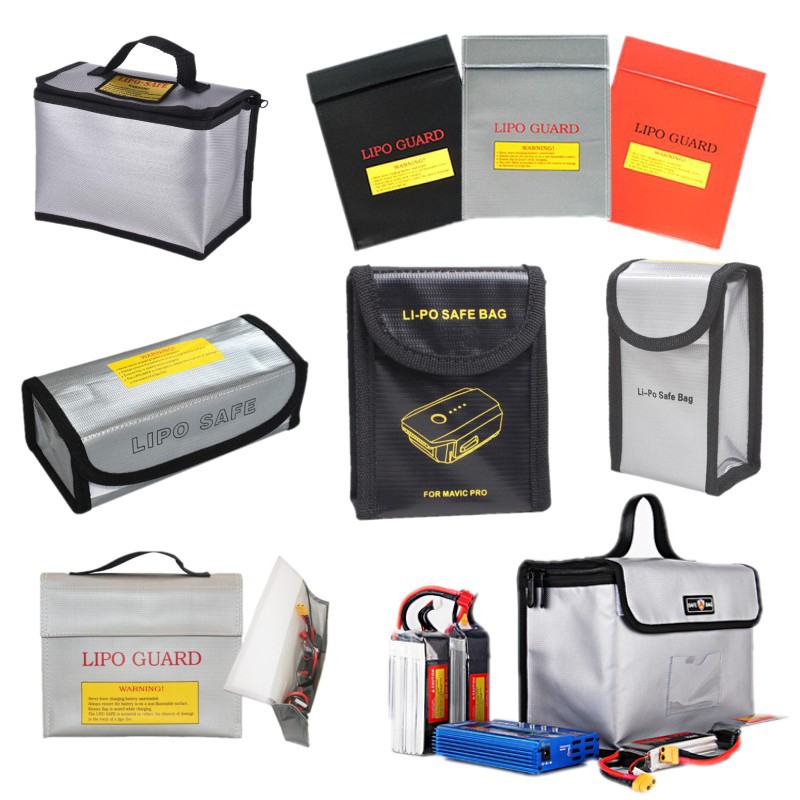 Drone Battery Bag - Tas Pengaman Baterai Lithium Tahan Api,