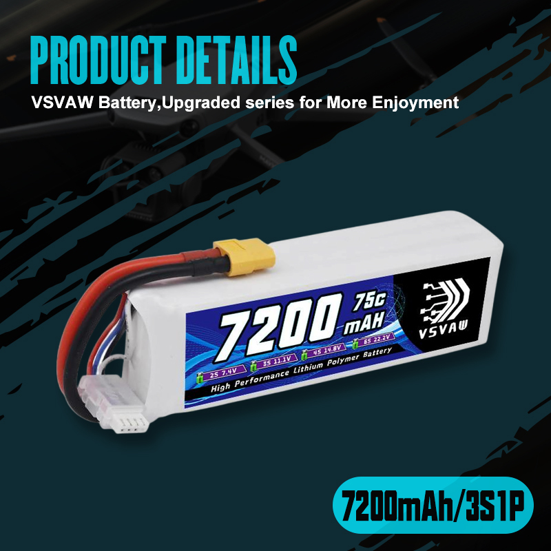 Baterai Lipo VSVAW 3S 11.1V 72 - Drone Battery 3S ulasan dan harga