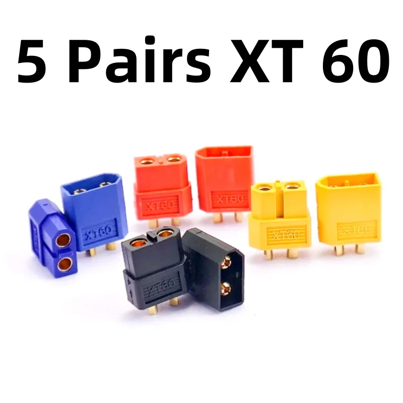 5 Pasang Konektor Bullet XT60  - Drone Battery Lipo ulasan dan harga