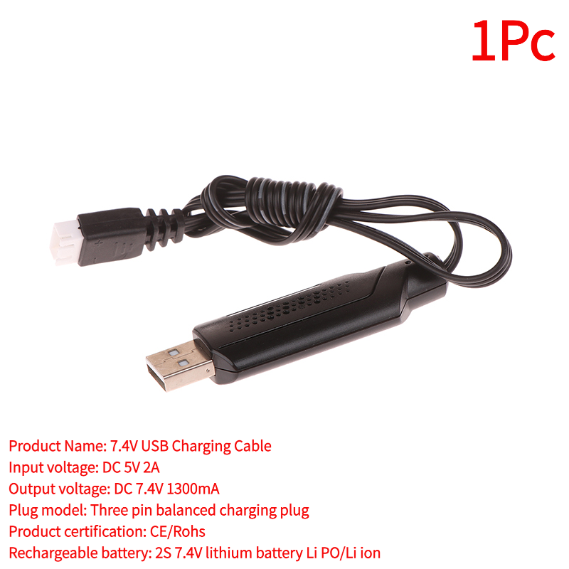 Pengisi Daya USB 2S 7.4V 1A un - Drone Battery Lipo ulasan dan harga