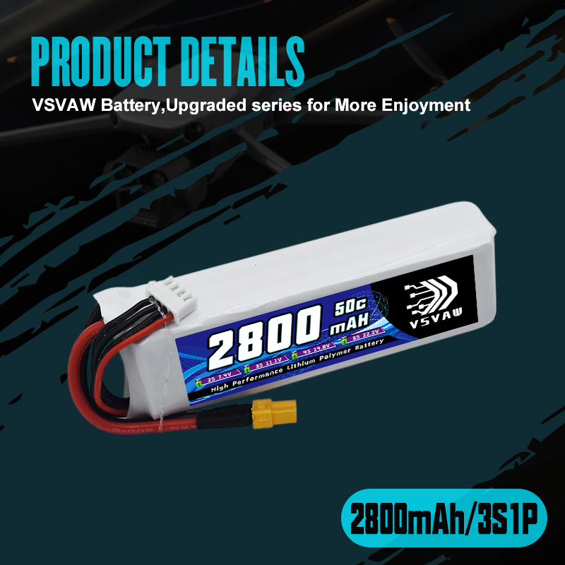 VSVAW 3S 2800MAh Baterai Lipo  - Drone Battery 3S ulasan dan harga