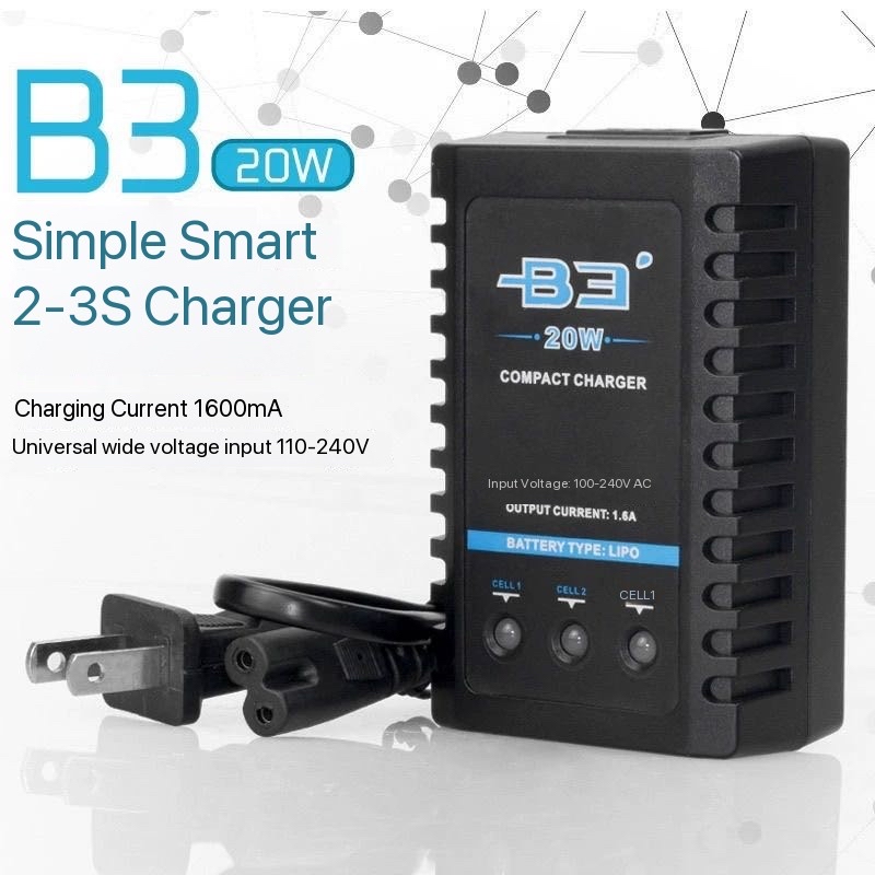 Pengisi daya seimbang sederhan - Drone Battery 3S ulasan dan harga