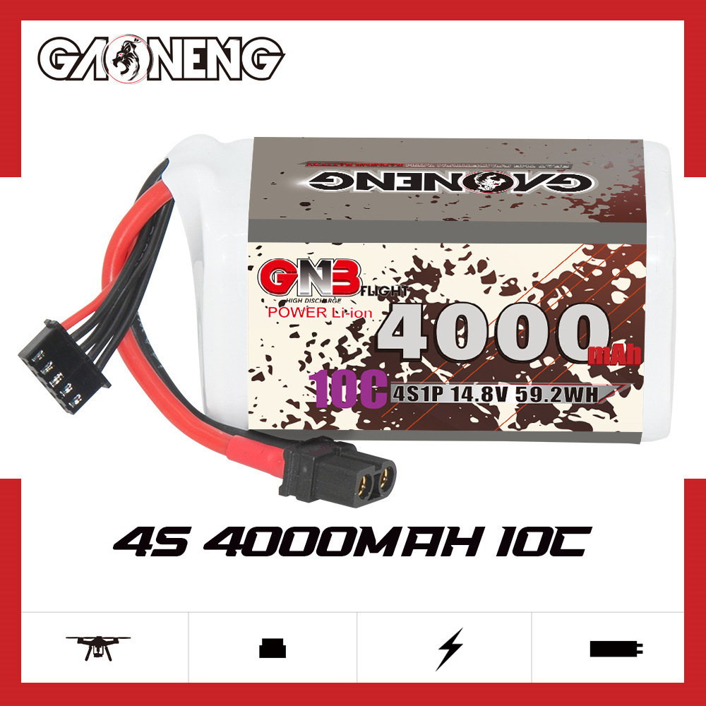 GNB 4000mAh 4S 14.8V 10C 20C d - Drone Battery Lipo ulasan dan harga