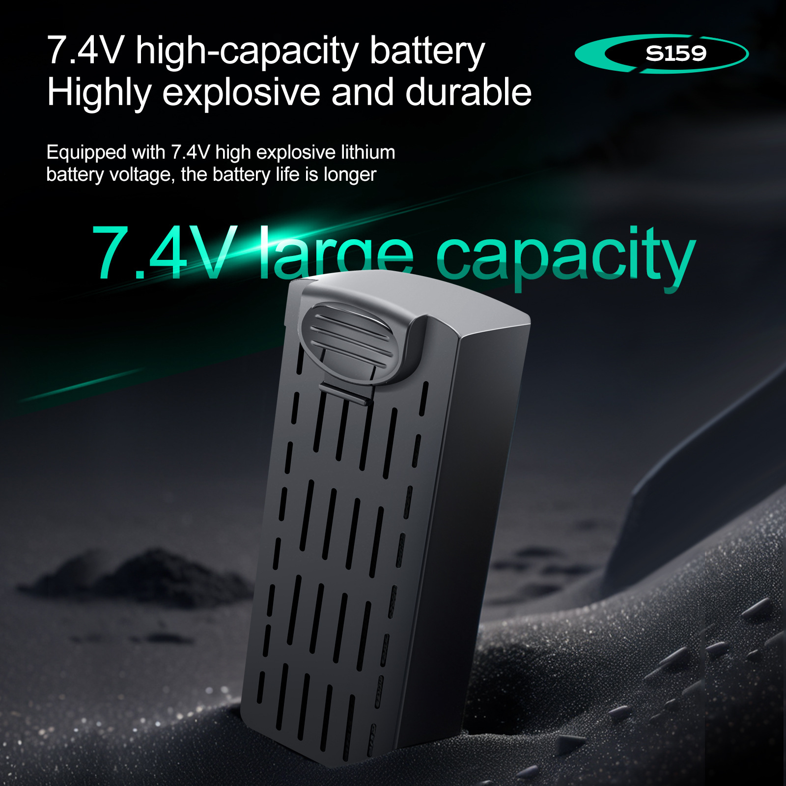 Baterai S159 7.4V 2200MAH Bate - Drone Battery Li-Ion ulasan dan harga